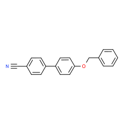 ChemSpider 2D Image | 4'-Benzyloxy-4-cyano-1,1'-biphenyl | C20H15NO