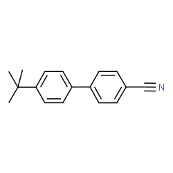 ChemSpider 2D Image | 4'-tert-Butylbiphenyl-4-carbonitrile | C17H17N