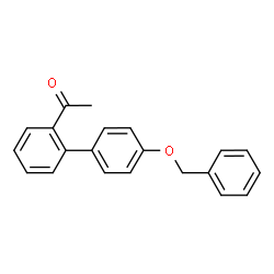 ChemSpider 2D Image | 1-[4'-(Benzyloxy)-2-biphenylyl]ethanone | C21H18O2