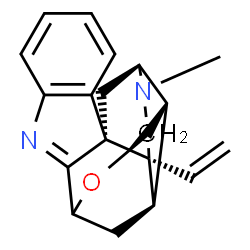 ChemSpider 2D Image | (7beta,20alpha)-1,18-Didehydro-7,20-dihydro-3,17-epoxy-7,20-cyclovobasan | C20H22N2O