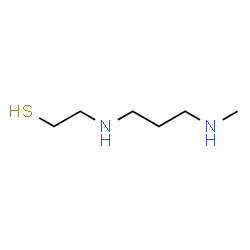 ChemSpider 2D Image | 2-{[3-(Methylamino)propyl]amino}ethanethiol | C6H16N2S