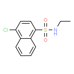 ChemSpider 2D Image | 4-Chloro-N-ethyl-1-naphthalenesulfonamide | C12H12ClNO2S