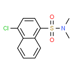 ChemSpider 2D Image | 4-Chloro-N,N-dimethyl-1-naphthalenesulfonamide | C12H12ClNO2S