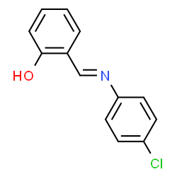 ChemSpider 2D Image | salicylidene-4-chloroaniline | C13H10ClNO