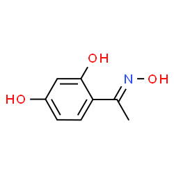 ChemSpider 2D Image | 1-(2,4-Dihydroxy-phenyl)-ethanone oxime | C8H9NO3