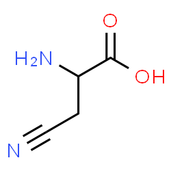 ChemSpider 2D Image | 3-cyanoalanine | C4H6N2O2