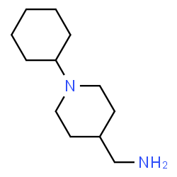 ChemSpider 2D Image | 1-Cyclohexyl-4-piperidinemethanamine | C12H24N2