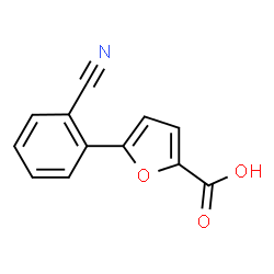 ChemSpider 2D Image | 5-(2-Cyanophenyl)-2-furoic acid | C12H7NO3