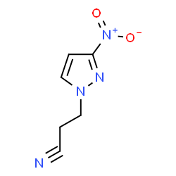 ChemSpider 2D Image | 3-(3-nitropyrazol-1-yl)propanenitrile | C6H6N4O2