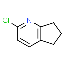 ChemSpider 2D Image | 2-Chloro-6,7-dihydro-5H-[1]pyrindine | C8H8ClN