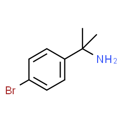 ChemSpider 2D Image | 2-(4-Bromophenyl)-2-propanamine | C9H12BrN