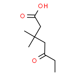 ChemSpider 2D Image | 3,3-Dimethyl-5-oxoheptanoic acid | C9H16O3