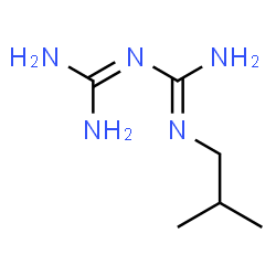 ChemSpider 2D Image | 1-(Diaminomethylene)-2-isobutylguanidine | C6H15N5