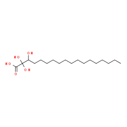 ChemSpider 2D Image | 2,2,3-Trihydroxyoctadecanoic acid | C18H36O5