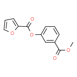 ChemSpider 2D Image | 3-(Methoxycarbonyl)phenyl 2-furoate | C13H10O5