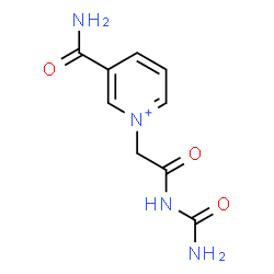 ChemSpider 2D Image | 3-Carbamoyl-1-[2-(carbamoylamino)-2-oxoethyl]pyridinium | C9H11N4O3