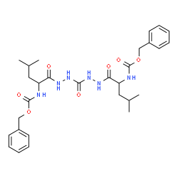 ChemSpider 2D Image | Dibenzyl {carbonylbis[2,1-hydrazinediyl(4-methyl-1-oxo-1,2-pentanediyl)]}biscarbamate | C29H40N6O7