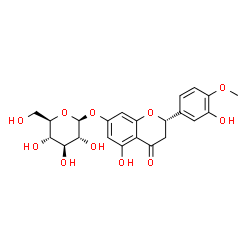 ChemSpider 2D Image | Hesperetin 7-glucoside | C22H24O11