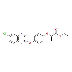 ChemSpider 2D Image | Quizalofop-P-ethyl | C19H17ClN2O4