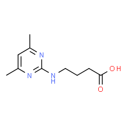 ChemSpider 2D Image | 4-[(4,6-Dimethyl-2-pyrimidinyl)amino]butanoic acid | C10H15N3O2