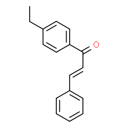 ChemSpider 2D Image | (2E)-1-(4-Ethylphenyl)-3-phenyl-2-propen-1-one | C17H16O