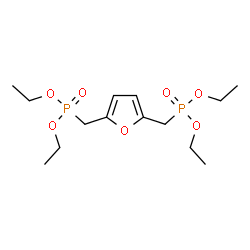 ChemSpider 2D Image | Tetraethyl [2,5-furandiylbis(methylene)]bis(phosphonate) | C14H26O7P2
