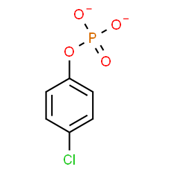 ChemSpider 2D Image | 4-Chlorophenyl phosphate | C6H4ClO4P