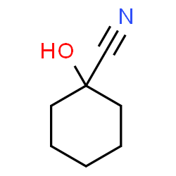 ChemSpider 2D Image | 1-Cyano-1-hydroxycyclohexane | C7H11NO