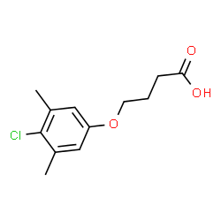ChemSpider 2D Image | 4-(4-Chloro-3,5-dimethylphenoxy)butanoic acid | C12H15ClO3