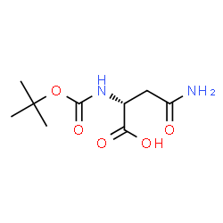ChemSpider 2D Image | Boc-D-Asn-OH | C9H16N2O5