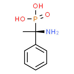ChemSpider 2D Image | [(1S)-1-Amino-1-phenylethyl]phosphonic acid | C8H12NO3P