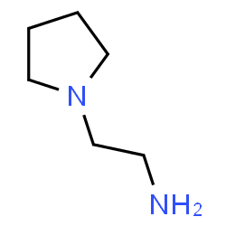 ChemSpider 2D Image | 2-Pyrrolidinoethylamine | C6H14N2
