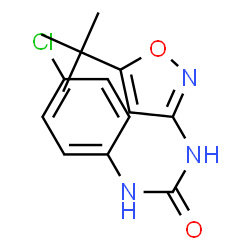 ChemSpider 2D Image | 1-(5-(tert-Butyl)isoxazol-3-yl)-3-(4-chlorophenyl)urea | C14H16ClN3O2