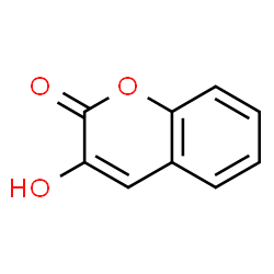 ChemSpider 2D Image | 3 hydroxycoumarin | C9H6O3