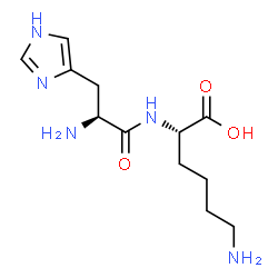 ChemSpider 2D Image | his-lys | C12H21N5O3