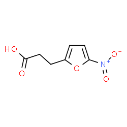 ChemSpider 2D Image | 3-(5-Nitro-2-furyl)propanoic acid | C7H7NO5