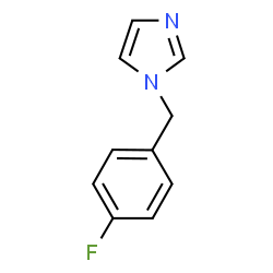 ChemSpider 2D Image | 1-(4-Fluorobenzyl)-1H-imidazole | C10H9FN2