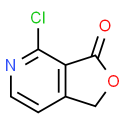 ChemSpider 2D Image | 4-Chlorofuro[3,4-c]pyridin-3(1H)-one | C7H4ClNO2