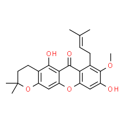 ChemSpider 2D Image | 3-isomangostin | C24H26O6