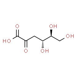 ChemSpider 2D Image | 3-Deoxy-L-erythro-hex-2-ulosonic acid | C6H10O6