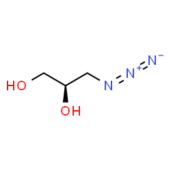 ChemSpider 2D Image | (2R)-3-Azido-1,2-propanediol | C3H7N3O2