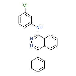 ChemSpider 2D Image | N-(3-Chlorophenyl)-4-phenyl-1-phthalazinamine | C20H14ClN3