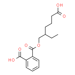 ChemSpider 2D Image | Mono(2-ethyl-5-carboxypentyl) phthalate | C16H20O6