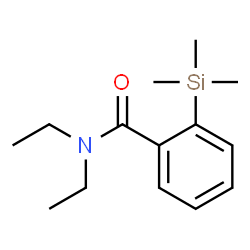 ChemSpider 2D Image | N,N-Diethyl-2-(trimethylsilyl)benzamide | C14H23NOSi