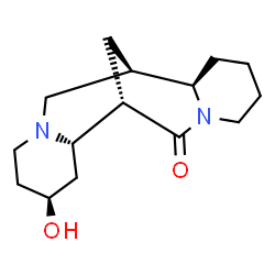 ChemSpider 2D Image | (7alpha,9alpha,13beta)-13-Hydroxyspartein-10-one | C15H24N2O2