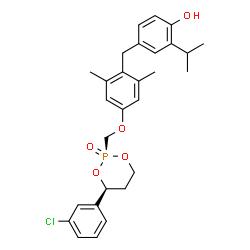 ChemSpider 2D Image | MB-07811 | C28H32ClO5P