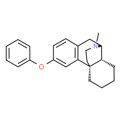ChemSpider 2D Image | 17-Methyl-3-phenoxymorphinan | C23H27NO
