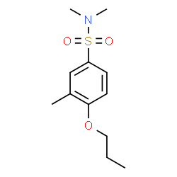 ChemSpider 2D Image | N,N,3-Trimethyl-4-propoxybenzenesulfonamide | C12H19NO3S