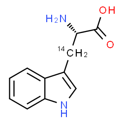 ChemSpider 2D Image | L-(beta-~14~C)Tryptophan | C1014CH12N2O2