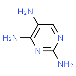 ChemSpider 2D Image | 2,4,5-Pyrimidinetriamine | C4H7N5